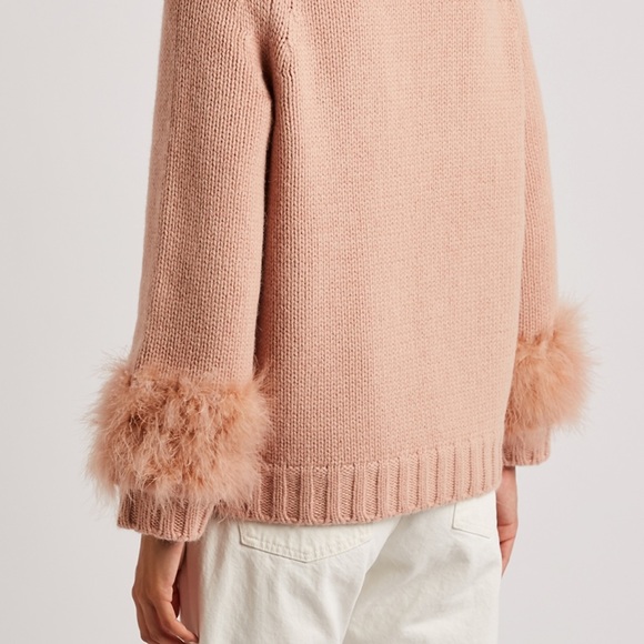 HERNO Strina Pink Embellished Alpaca-Blend Jacket - Picture 6 of 16